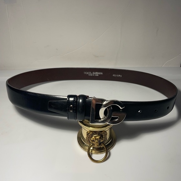 DOLCE  GABANA patent leather belt - Black DOLCE GABANA size 40 main image 6
